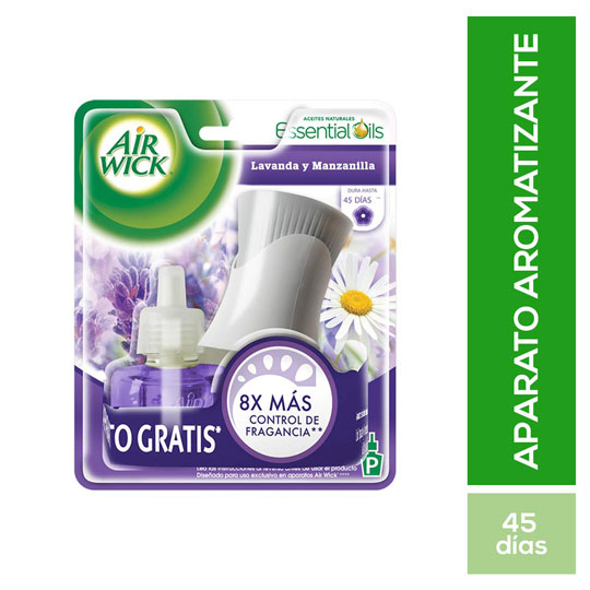 Difusor electrico mas repuesto lavanda ,difusor Air wick de 21 ml