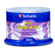 Disco Verbatim DVD+R dl 8x 8.5GB torre 50 pzas