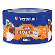 Disco Verbatim DVD-R 16x 4.7GB torre 50 pzas