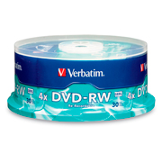 Disco Verbatim DVD-RW 4.7 GB 4x con 30 pzas