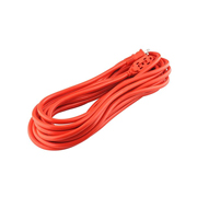 Extensión de uso rudo Santul 8 m naranja2x16 AWG