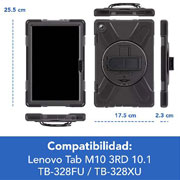 Funda Brobotix con correa para Lenovo M10