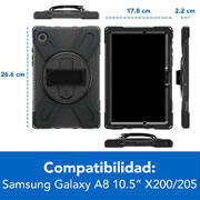 Funda Brobotix uso rudo Samsung Galaxy a8