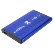 Gabinete Brobotix 2.5 SATA USB v2.0 azul.