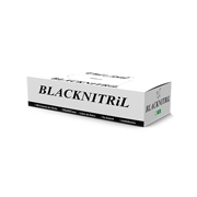 Guante de nitrilo negros caja con 100 pzas blacknitril tamaño mediano