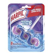 HARPIC CANASTILLA FRESCURA ACTIVA LIMPIAY AROMATIZA BAÑOS AROMA LAVANDA 35 GM