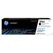 HP 206x black laserjet toner cartridge .