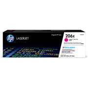 HP 206x magenta laserjet toner cartridge.