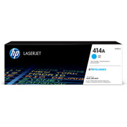 HP 414a cyan laserjet toner cartridge .