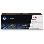 HP 414a magenta laserjet toner cartridge.