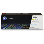 HP 414a yellow laserjet toner cartridge .