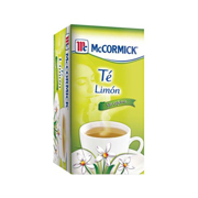 Té limón McCormick caja con 25 sobres .