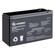 [STE-BAT-1207] Batería recargable ácido-plomo12v, 7ah STEREN  1 pza