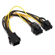 [BR-CO-963852] Cable interno de alimentación Brobotix PCIe 6 pins a 8