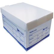 [KYM-CJA-PLCT] Caja plástica KYMA para archivo carta 1 pieza. Largo: 35cm, ancho: 30cm y alto: