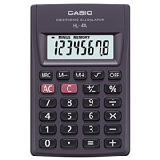 [CAS-CAL-HL4] Calculadora básica 8 dígitos CASIO  básica portátil