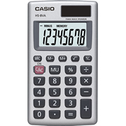 [CAS-CAL-HS8VA] Calculadora básica 8 dígitos CASIO calculadora básica portátil