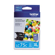 [BRO-TIN-LC75C] Cartucho brother de tinta cian LC75C .