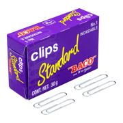 [BAC-CLI-ESTAN1] Clip Baco standard económico no. 1, 1 caja con 30 gr