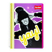 [SCR-CUA-C4543] Cuaderno Scribe forma francesa mega pluscuadro grande (7 mm), con 100 hojas