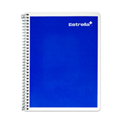 [EST-CUA-C186] Cuaderno espiral forma francesa Estrellacuadro chico 5 mm 100 hojas