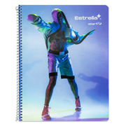 [EST-CUA-458] Cuaderno profesional star kid Estrella raya 100 hojas