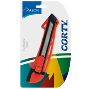 [AZO-CUT-5000] Cutter Corty grande 18 mm punta flecha blíster